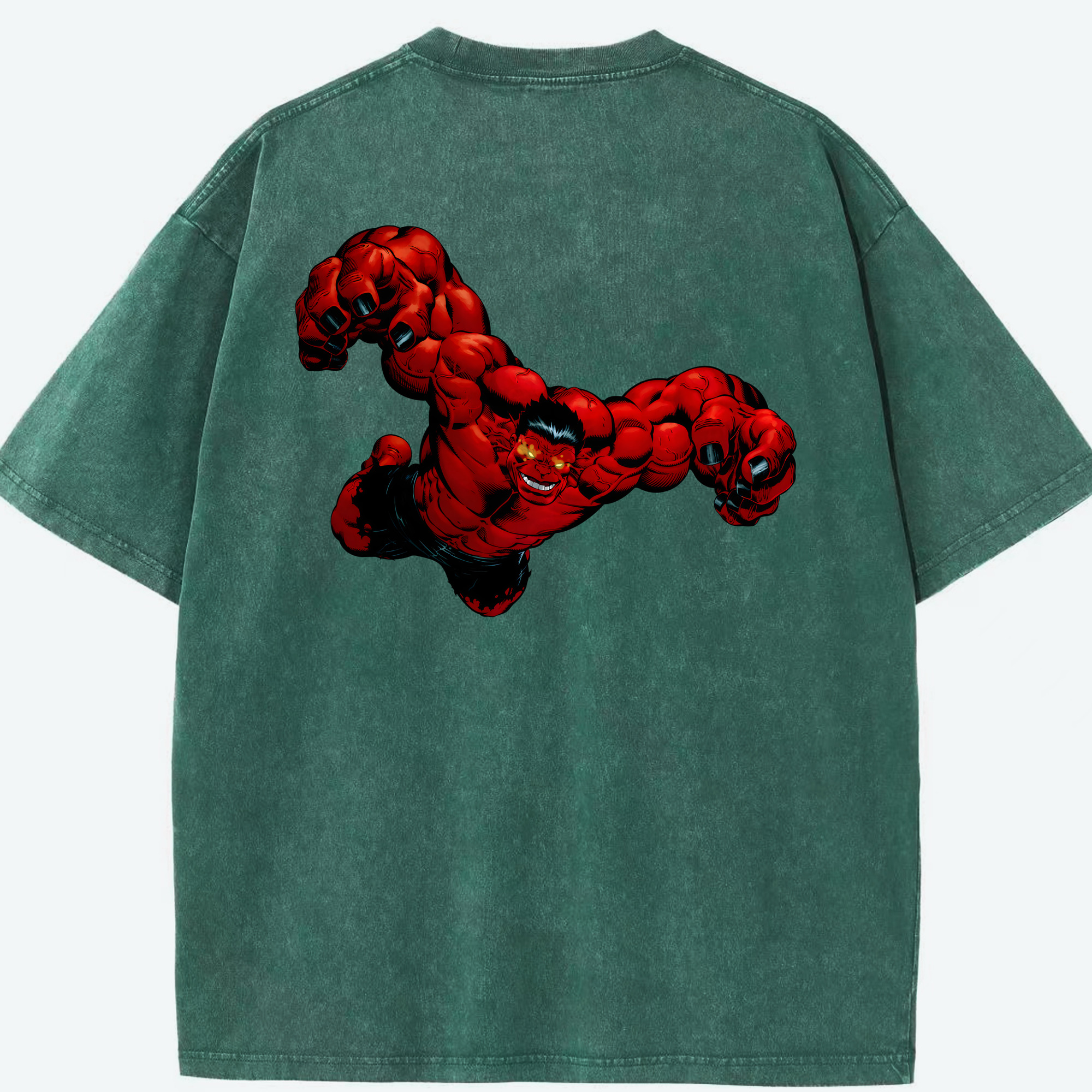（画像用） アベンジャーズ The Avengers 綿100% ヴィンテージ風 半袖Tシャツ（背面プリント）